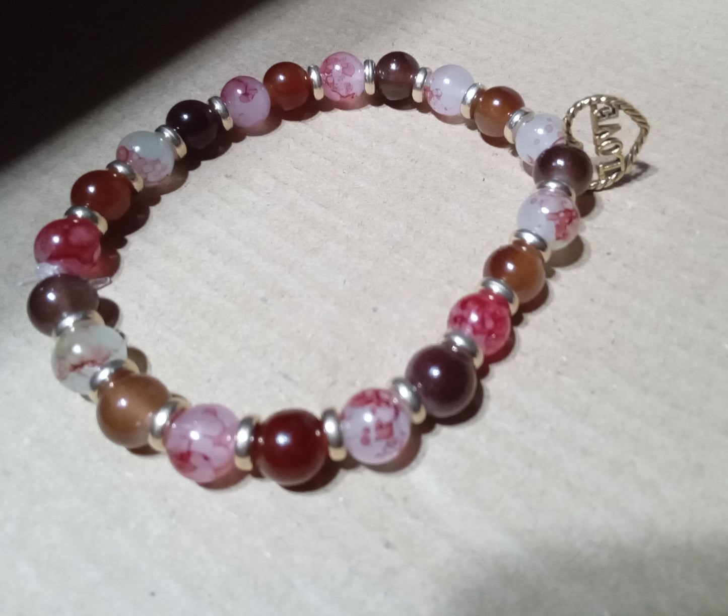 Beaded Bracelets with Charms