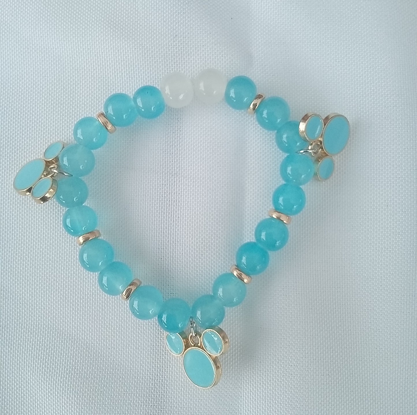 Beaded Bracelets with Charms