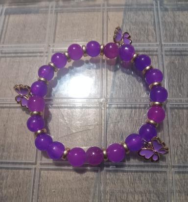 Beaded Bracelets with Charms