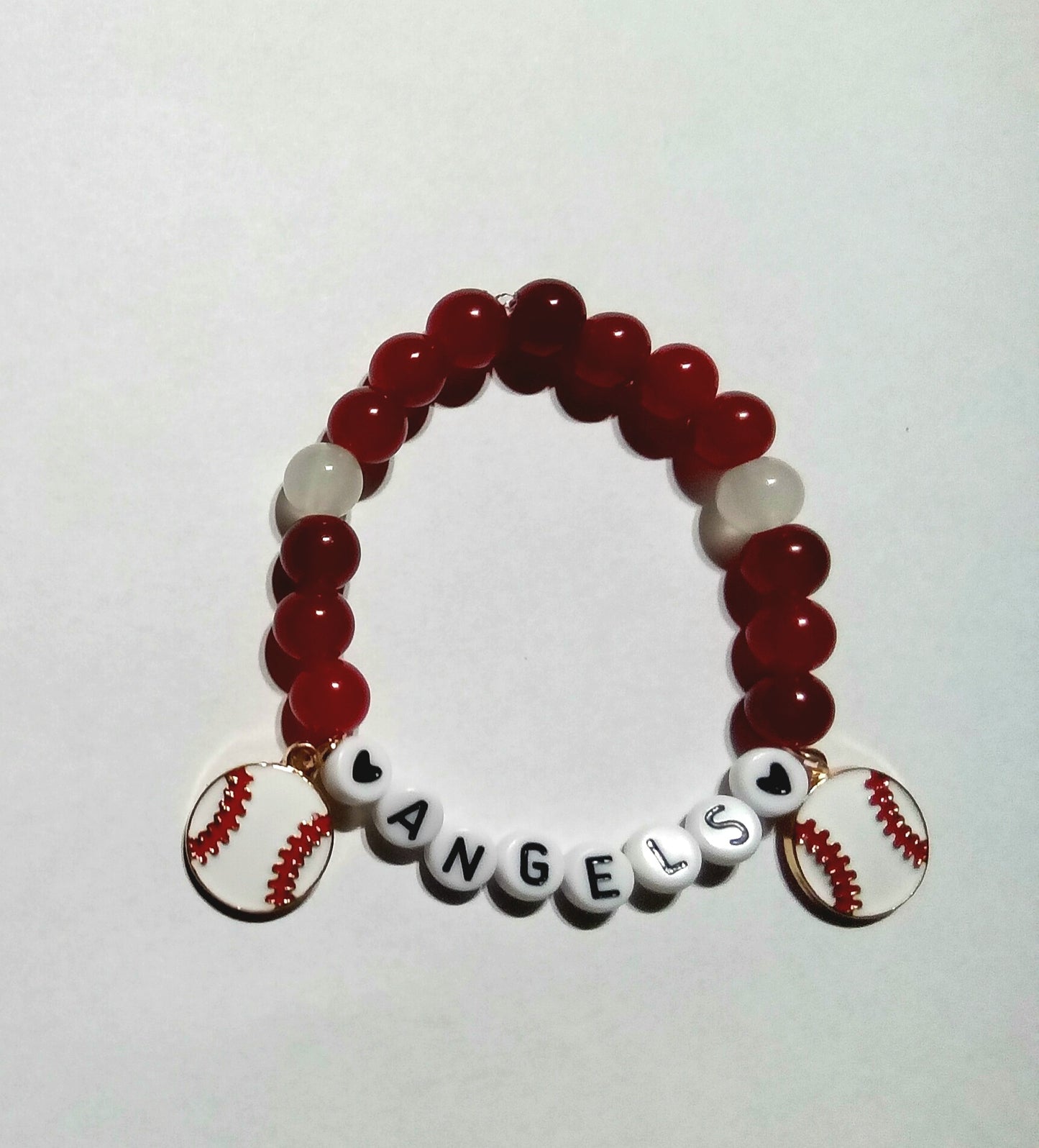 Baseball Inspired beaded Bracelets