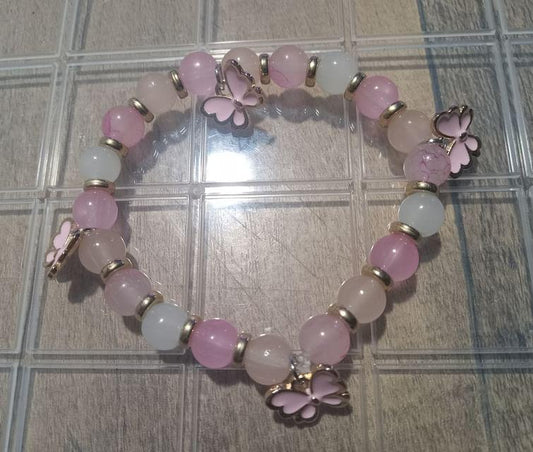 Beaded Bracelets with Charms