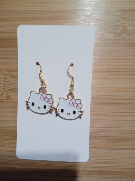 Hello Kitty dangle earrings