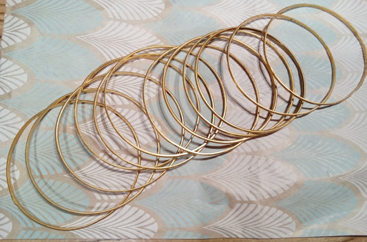 Gold color bracelets